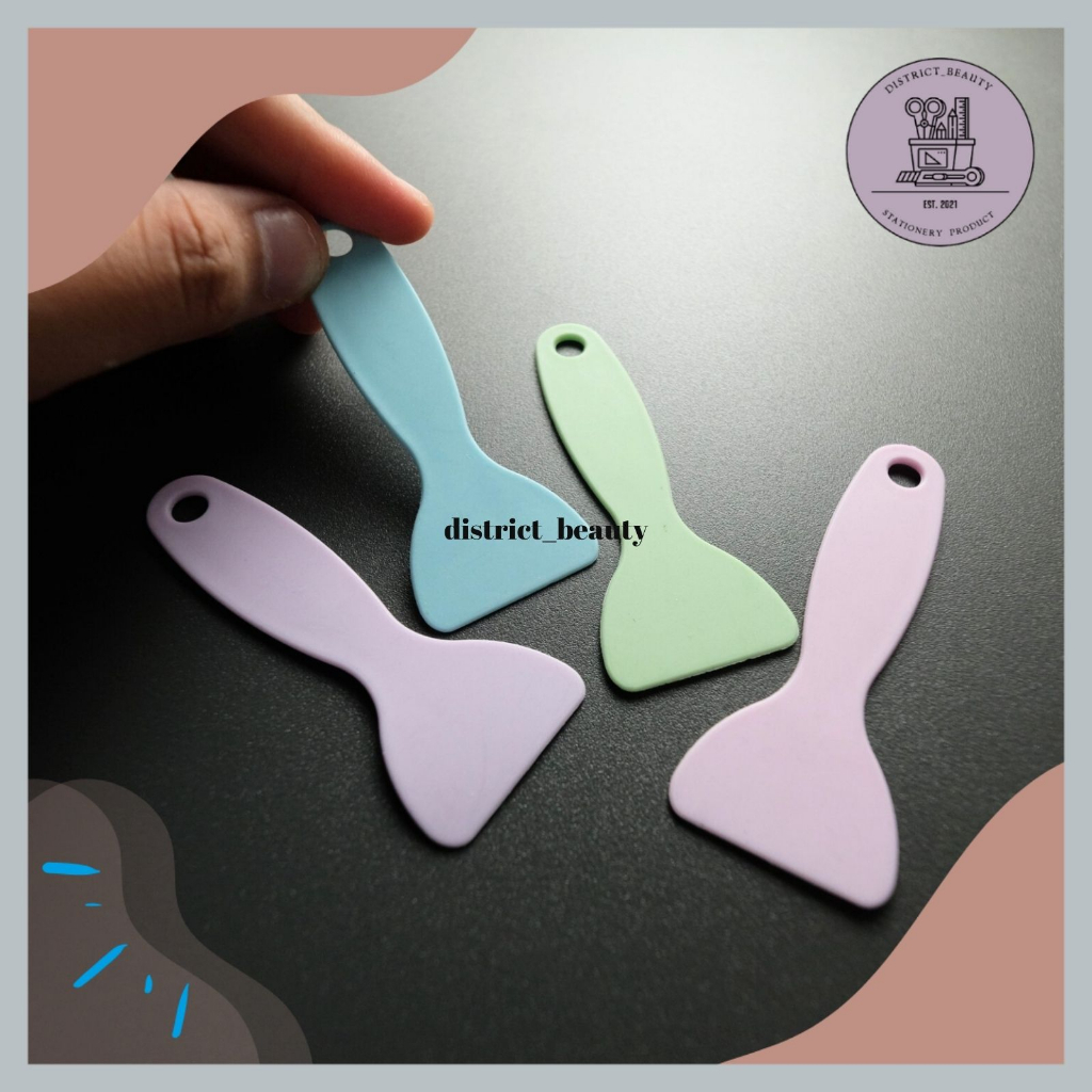 

PERATA STIKER MINI UKURAN 8 CM SPATULA STICKER WARNA MACARON TERMURAH