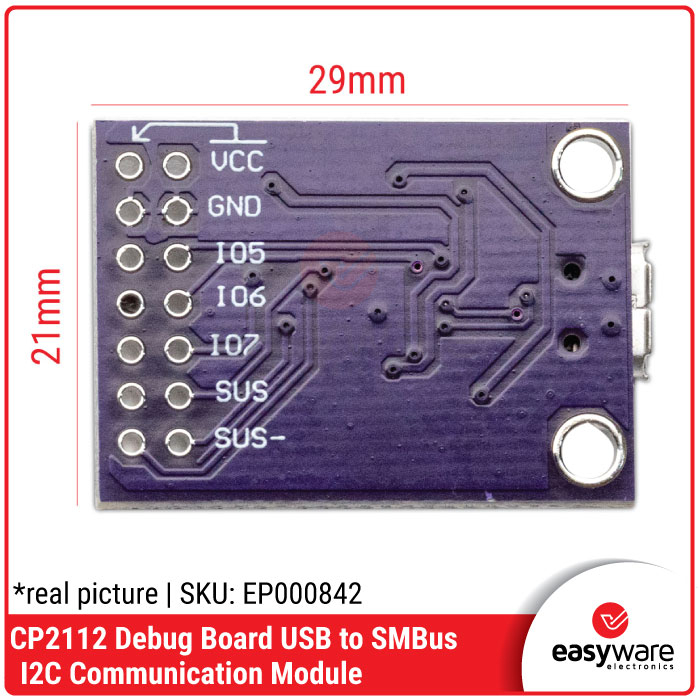 CP2112 Debug Board USB to SMBus I2C Communication Module