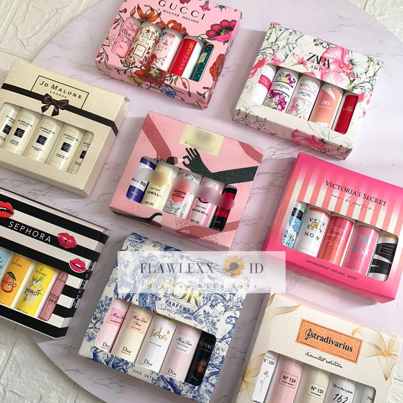 PARFUM BRANDED GIFT SET 1BOX ISI 5