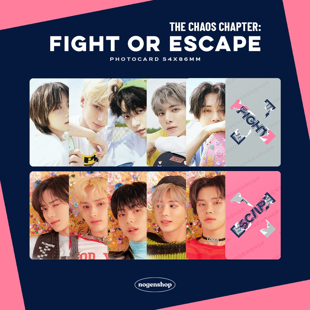 PHOTOCARD PC TXT THE CHAOS CHAPTER: FIGHT OR ESCAPE [FANMADE]