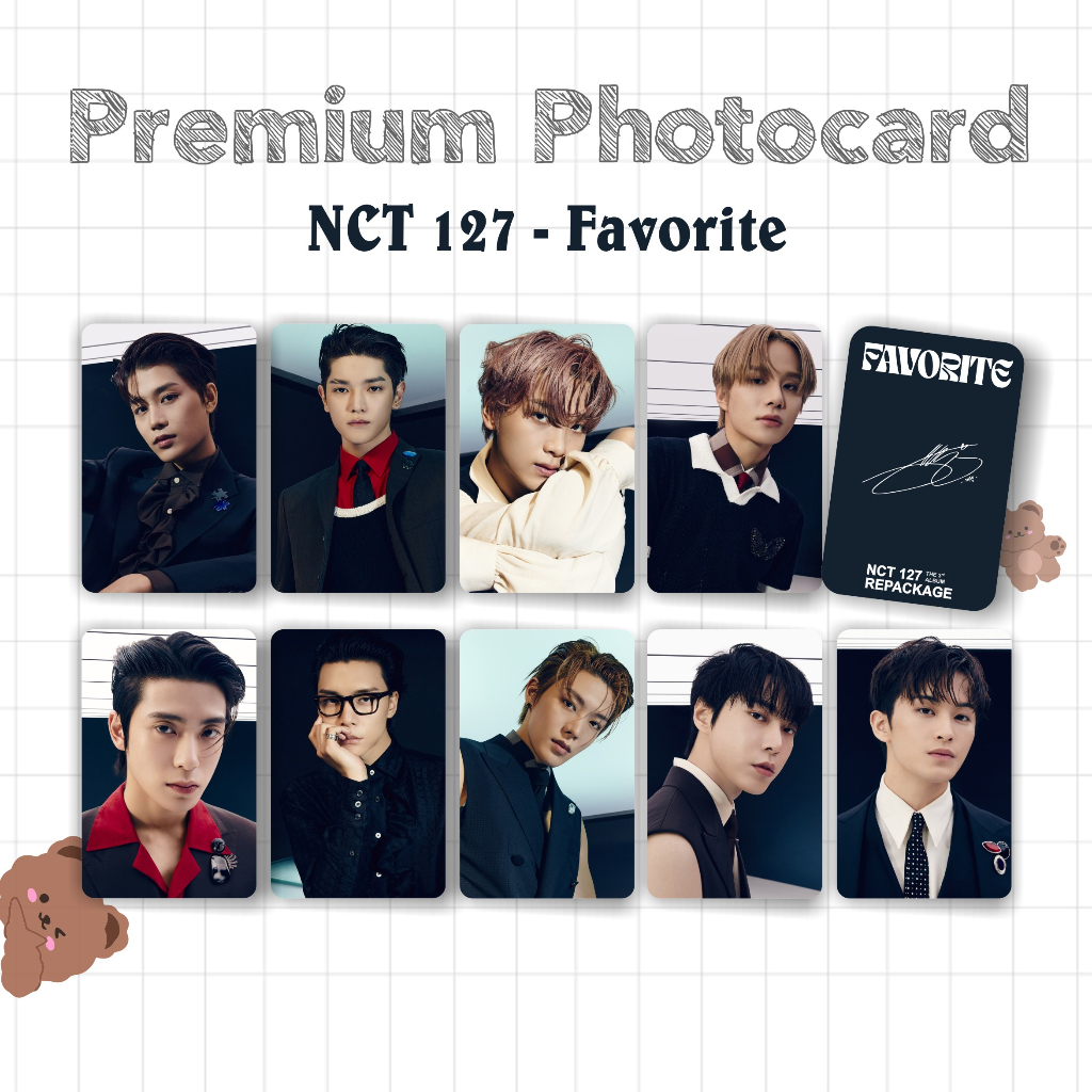 PHOTOCARD SATUAN NCT 127 Fact check FAVO,EARTHQUAKE, 2 BaDDIES ,pink christmas