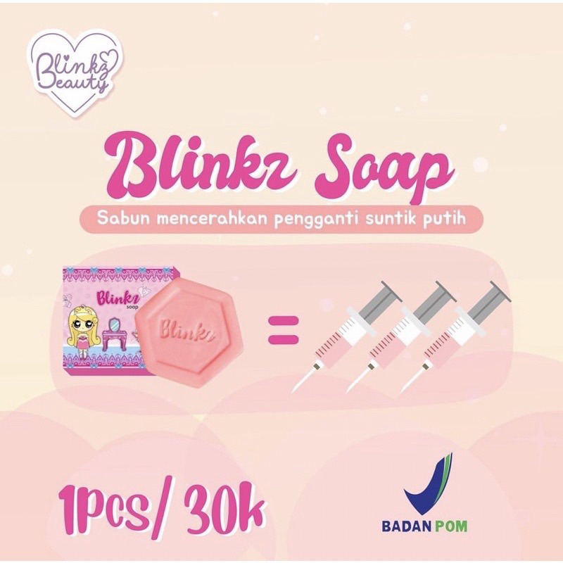 【BPOM】BLINKZ Beauty Soap | Bodywash Sabun Pemutih Pencerah Tubuh Badan Wajah Aman Ampuh Alami Viral