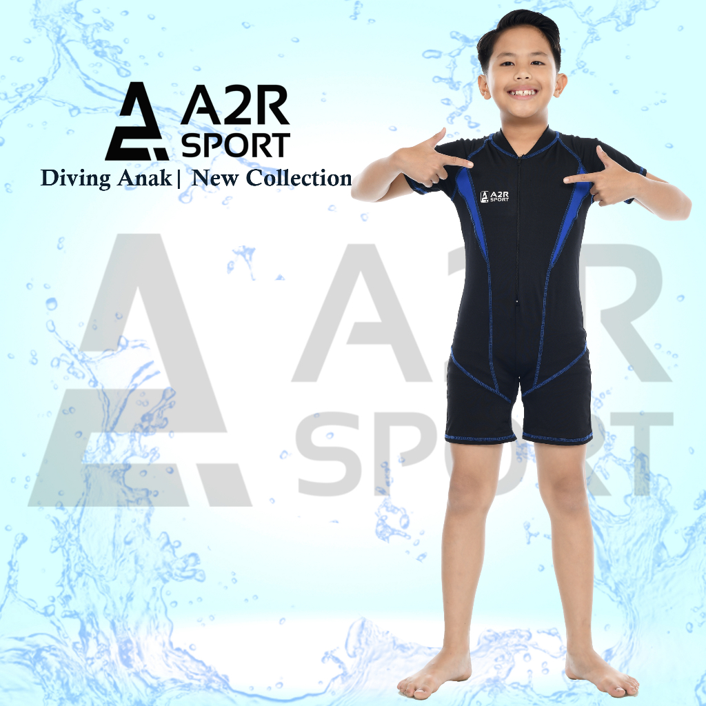 A2R Sport - Diving pendek SD Baju Renang Anak laki-laki dan perempuan