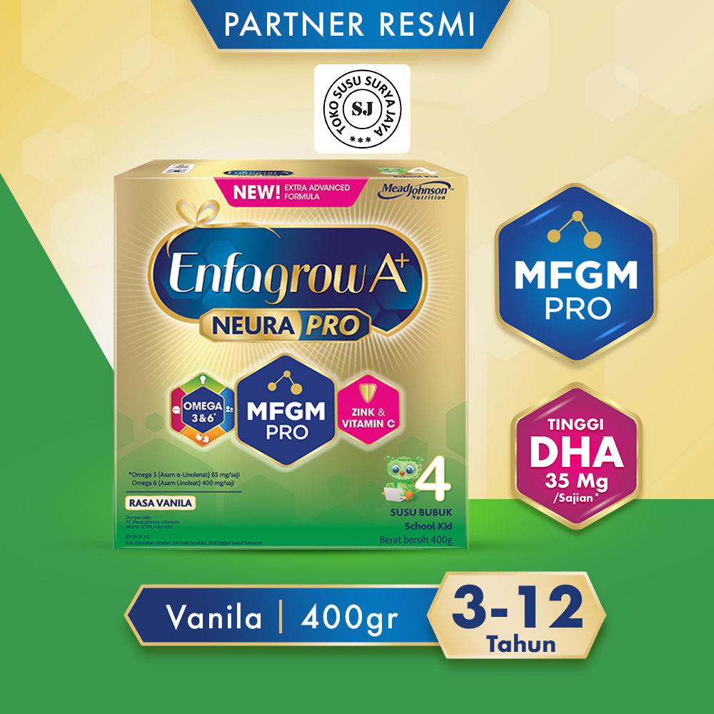 Enfagrow A+ Tahap 4 Vanila 400 gr