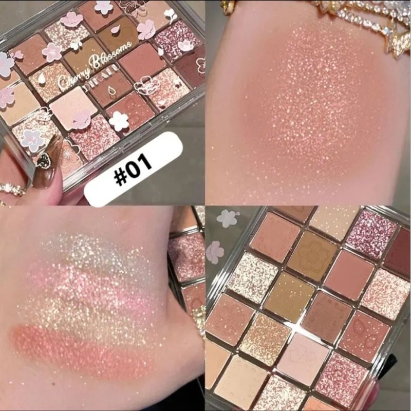 Lameila Eyeshadow Pallete Original 20 Colors Shimmer and Matte Glitter Murah Cantik Korea Tahan Lama Terlaris