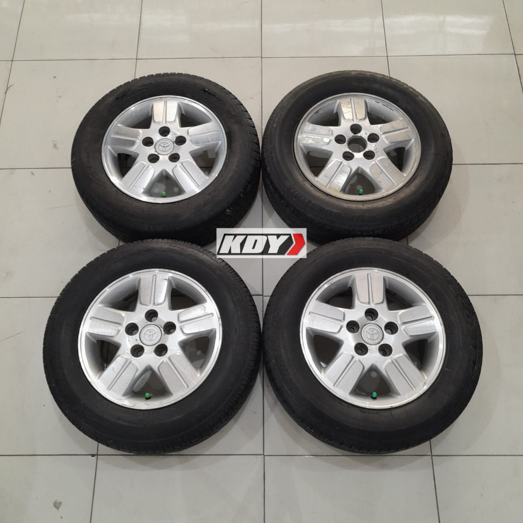 Velg Mobil racing Bekas Murah Original Copotan Mobil Inova G Ring 15 Velg Saja