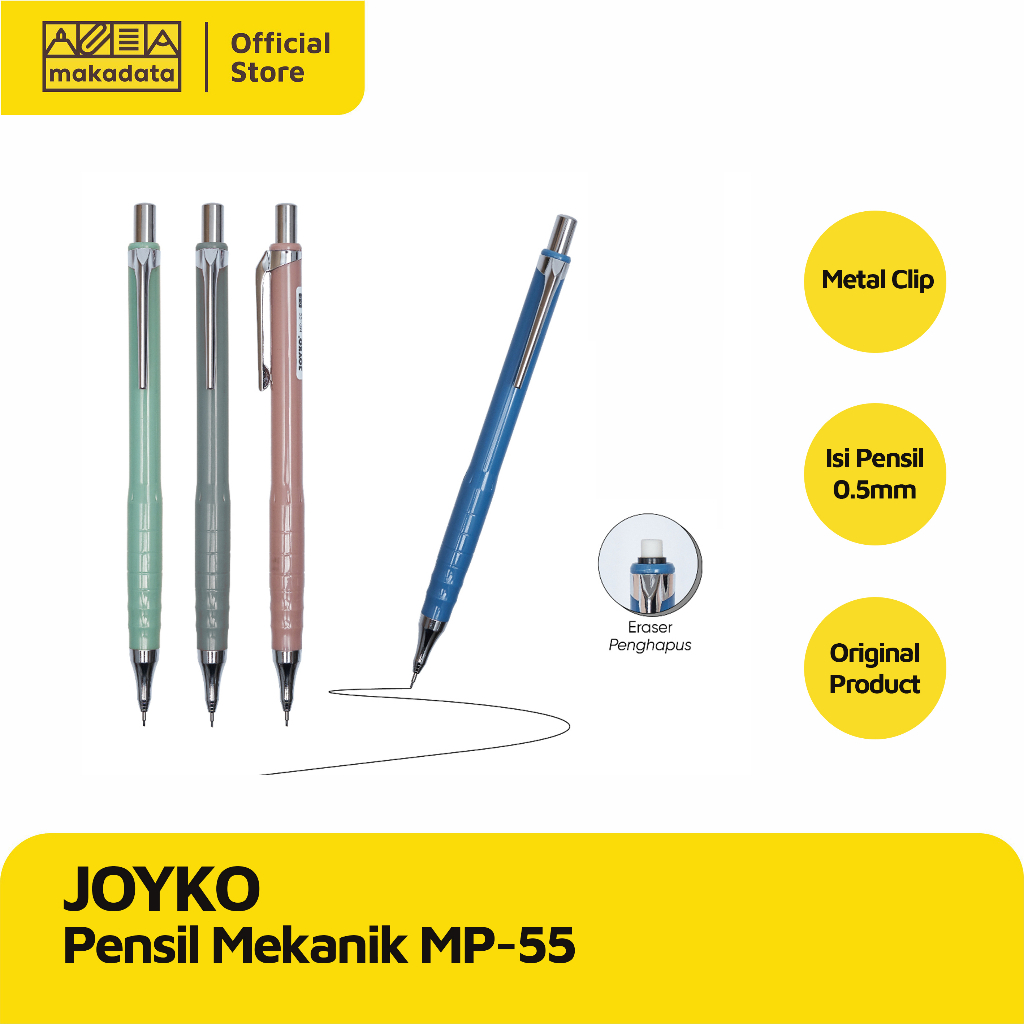 

MECHANIC PENCIL / PENSIL MEKANIK JOYKO MP-55 MURAH