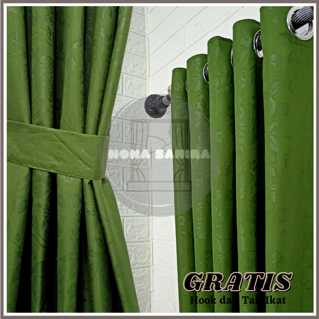 GORDEN JENDELA PINTU MINIMALIS MODEL SMOKERING 10 RING POLOS MOTIF TERLARIS