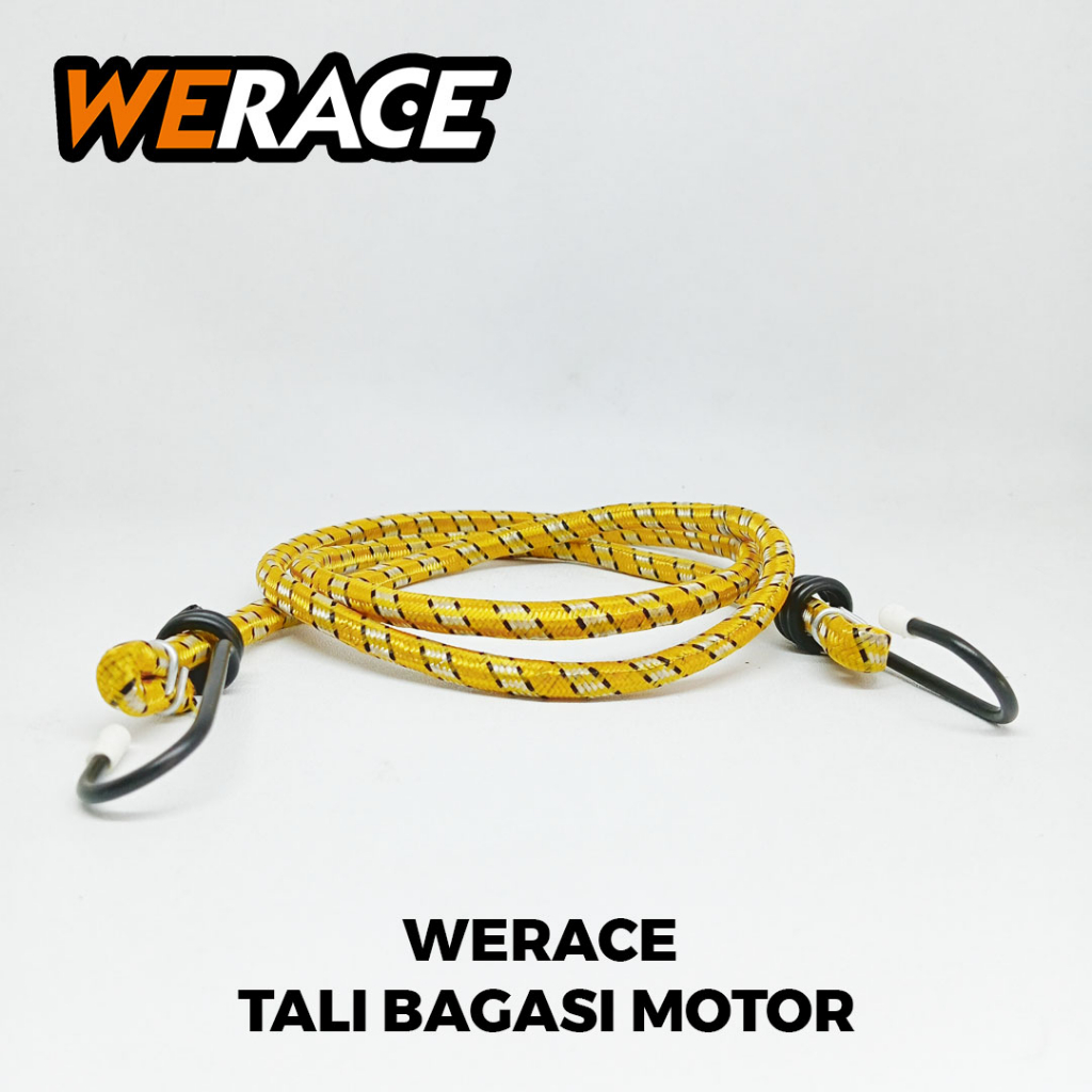 [WERACE] TALI BAGASI MOTOR ELASTIS TALI BAGASI JOK MOTOR DAN SEPEDA PANJANG 1 METER 100CM