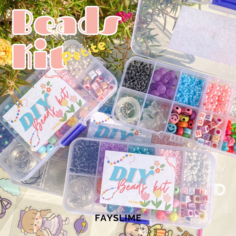 Beads kit petite | paket manik manik | paket meronce | manik manik set