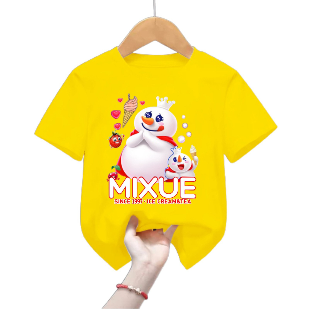 kaos anak perempuan  MIXUE 2-11 TAHUN