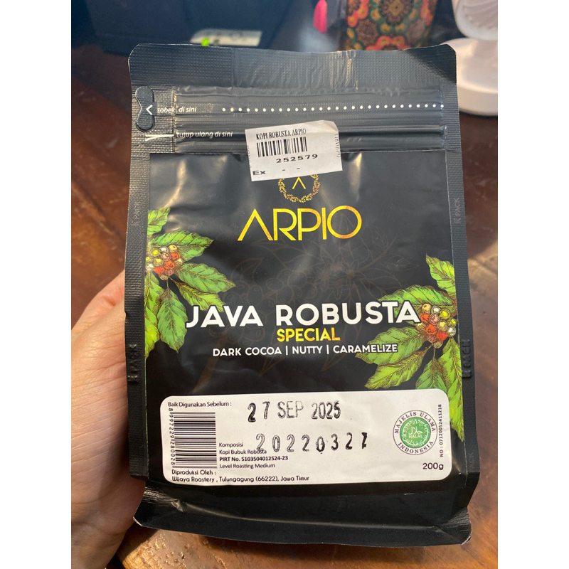 

Kopi Robusta “Arpio”