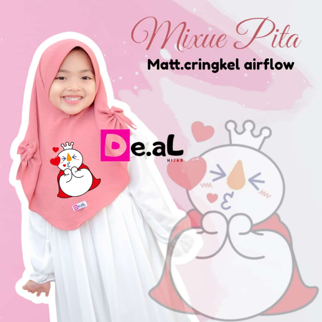 ARJUNA HIJAB INSTAN CRINKLE MIXUE PITA / CLEOPITA ORI DE.AL HIJAB