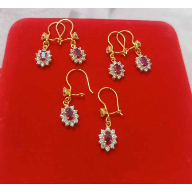 ANTING DEWASA PERAK 925 LAPIS MAS