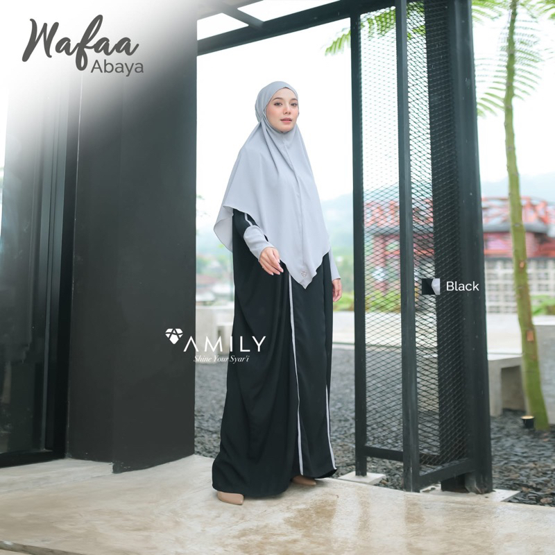 Wafa Abaya By Amily Syar’i Elegan Mewah