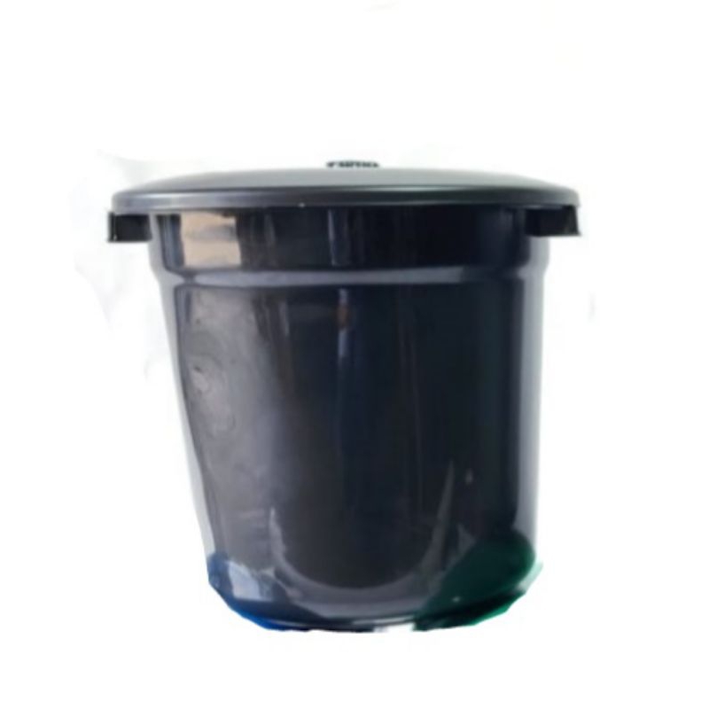 Timba Ember + Tutup Plastik  Hitam