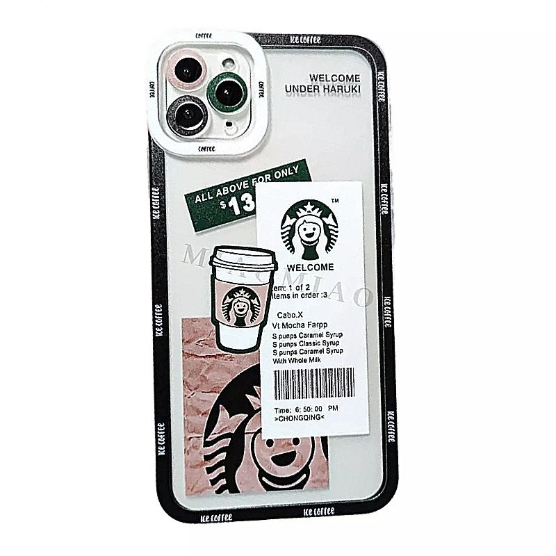 Case Realme C35 C31 C25 C25Y C21Y C21 C20 C15 C12 C11 C3 C2 Softcase Motif Starbucks Kopi Pelindung 