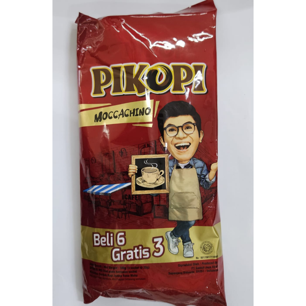 Pikopi Kopi Instan Moccachino 9's x 20 gram