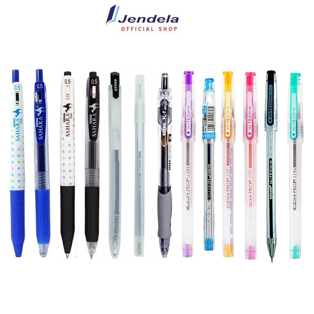 

Bolpoin Kenko Hi-Tec Hitam Dan Biru K-1 K-303 Bolpoin Retractable Pena Pulpen Ceklek Alat Tulis Sekolah Kantor ATK