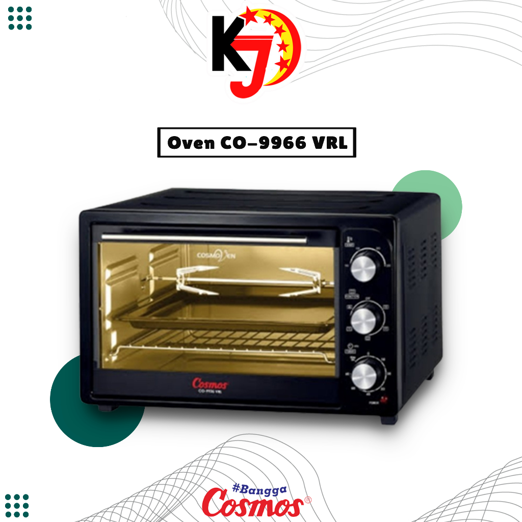 OVEN PEMANGGANG SERBAGUNA LISTRIK 66L COSMOS CO-9966 VRL