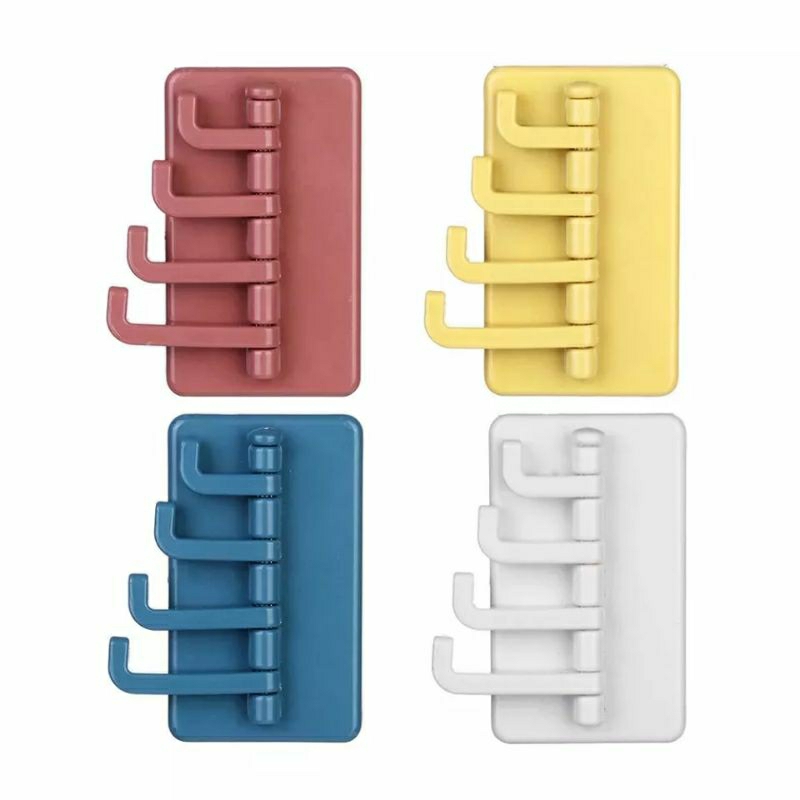 Gantungan Hook Tempel 4 Kait Serbaguna