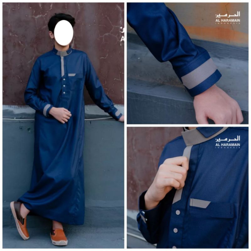 GAMIS PRIA ALHARAMAIN MODEL 68 TOYOBO SIZE REMAJA / JUBAH PRIA AL HARAMAIN TOYOBO REMAJA