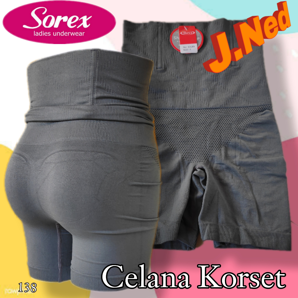 J138 KORSET CELANA PELANGSING PERUT SOREX BB 55 - 70