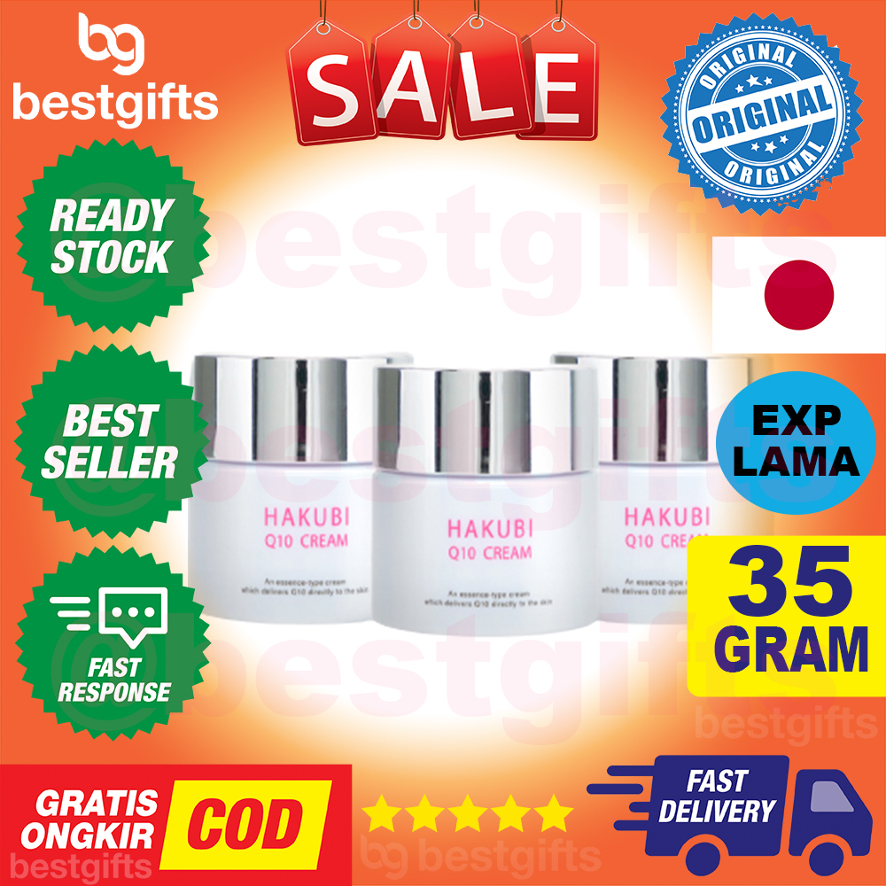 HAKUBI Q10 CREAM ANTI AGING MENCEGAH PENUAN DINI KRIM COLAGEN 35GR