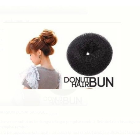 DHIO - HAIRBUN DONAT SANGGUL