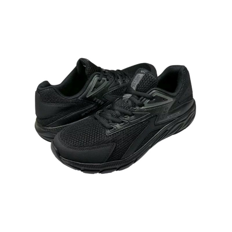 Sepatu Running Spotec Calvin Hitam Hitam