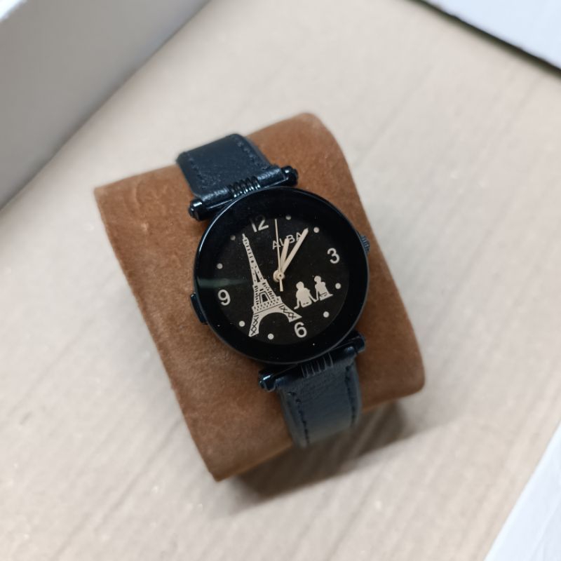 jam tangan fashion wanita casual strap kulit kalep