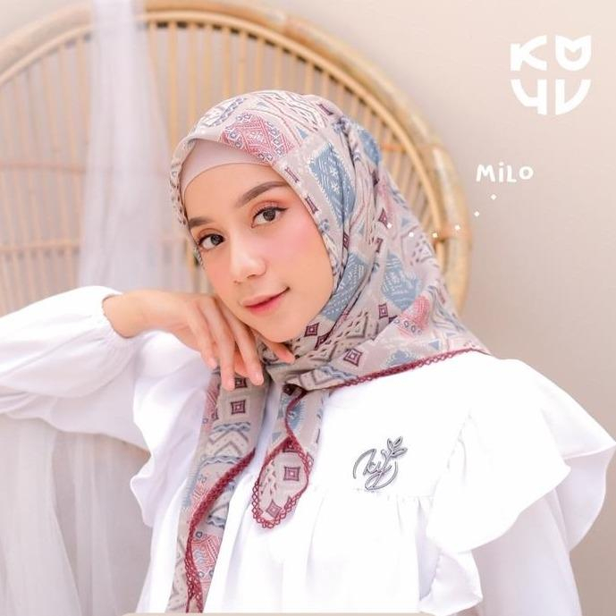 Koyu Hijab Scraft Ethnik Bajo set Best Seller