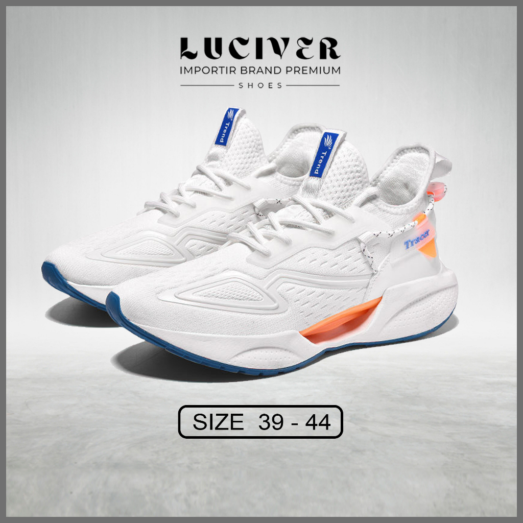 Luciver D26 - Sepatu Skechers / Sketchers / Skecher Sneakers Running Olagraga Pria Wanita TRACER Imp