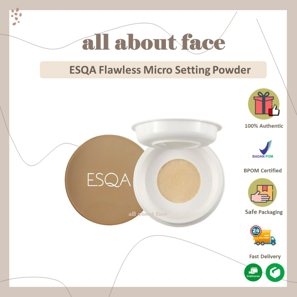 ESQA Flawless Micro Setting Powder ORIGINAL | Allaboutface