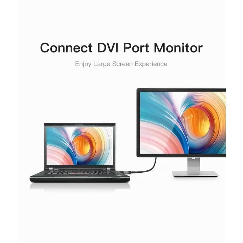 Vention Converter HDMI male to DVi Female Adapter Komputer Monitor