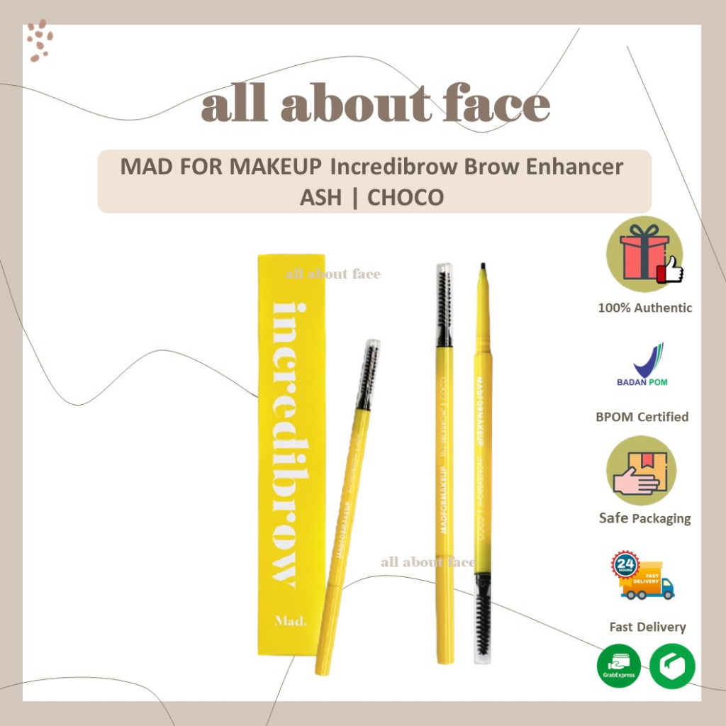 MAD FOR MAKEUP Incredibrow Brow Enhancer – ASH CHOCO | MadForMakeup