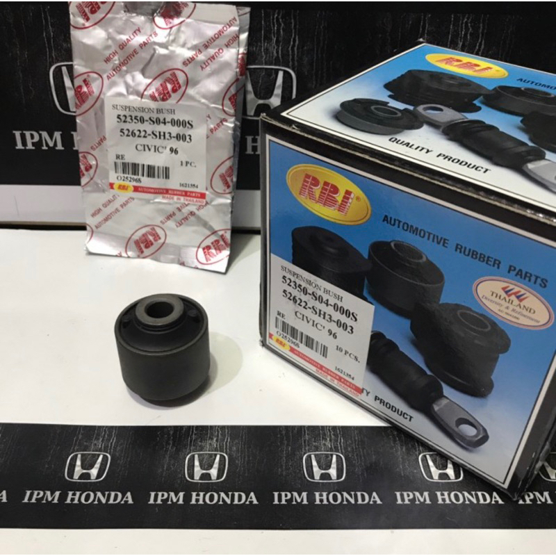 52622 SH3 SM4 SR3 Bos Bush Bushing Arm Belakang Bawah Shock Breaker Honda Civic Grand Genio Ferio Accord Prestige Maestro Cielo CRV GEN 1 2000-2001 RBi Thailand / TE Japan