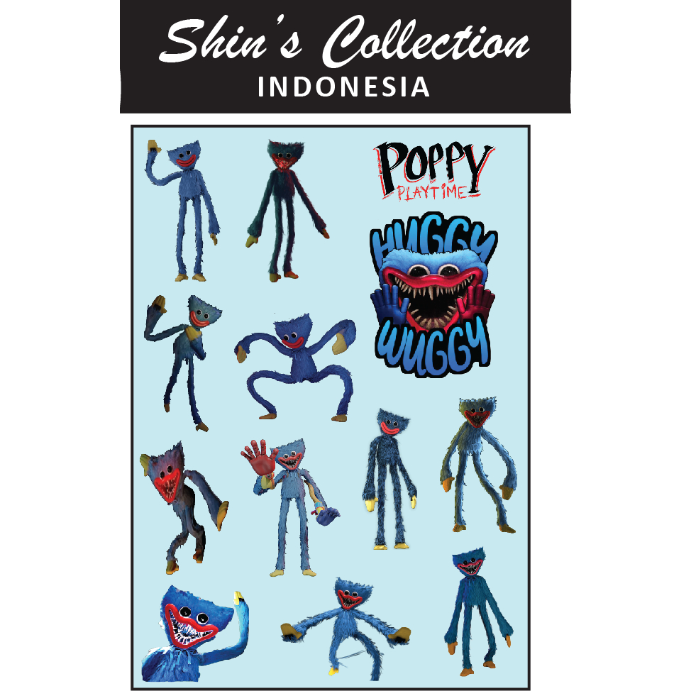 

Sticker sticker murah anti air Huggy Wuggy Solo 1 pc