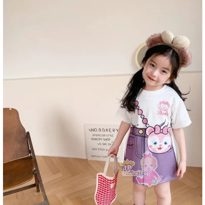 Rok kartun Rabbit // kaos Dress Anak 0-4th