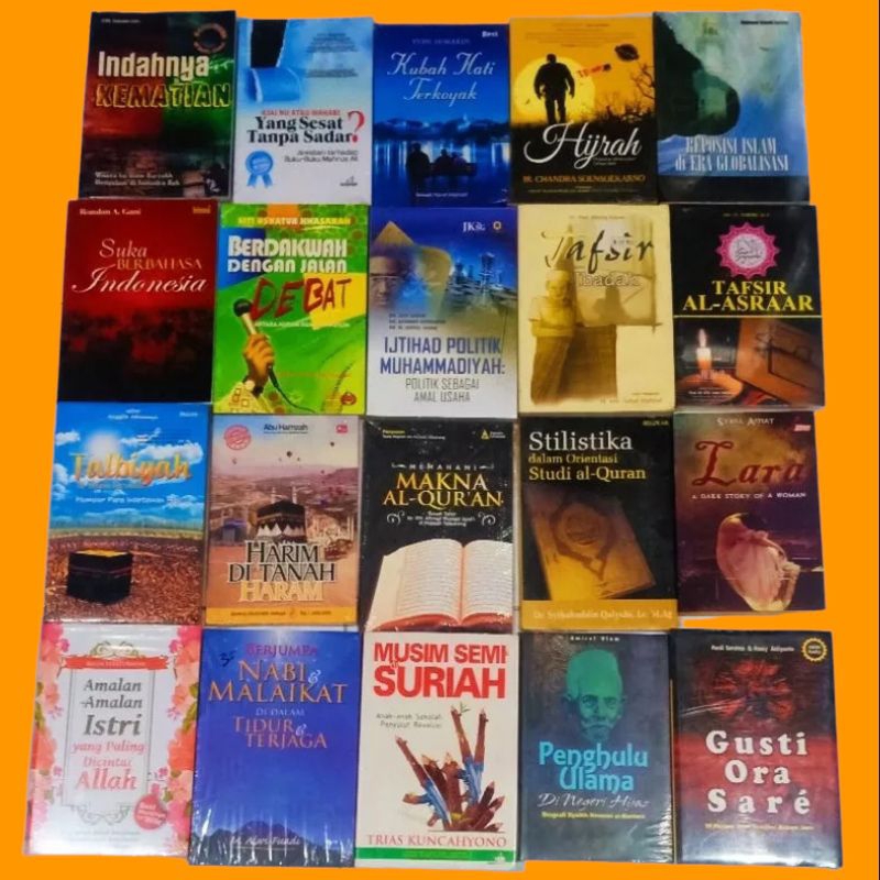 Obral buku bacaan islami murah original // dakwah // motivasi islami  // puasa // ijtihad Muhammadiy