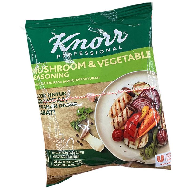 Knorr Profesional 411gr Mushroom &amp; Vegetable Seasoning Bumbu Kaldu Tambahan Untuk Masak Jamur Dan Sayuran Kemasan Pouch 411 gram