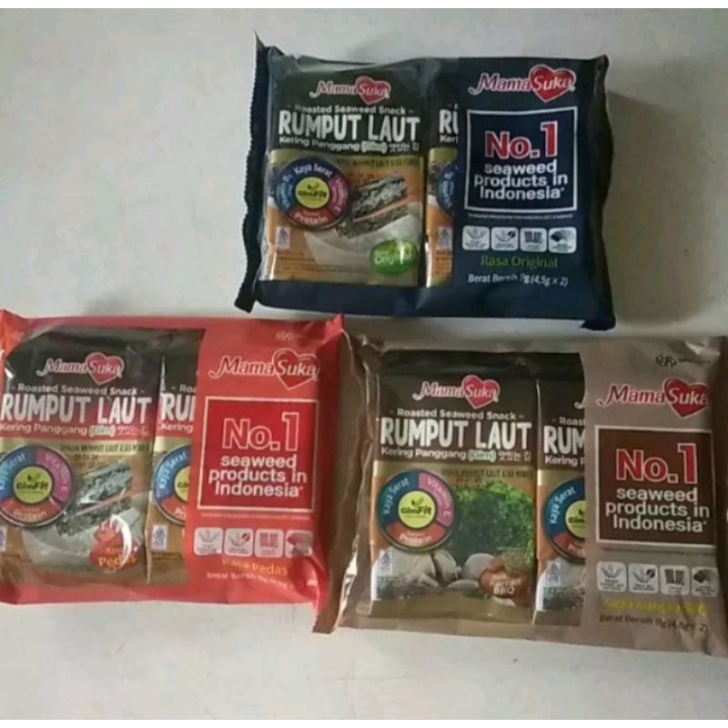 

rumput laut panggang nori 2pc (5gr x 2)