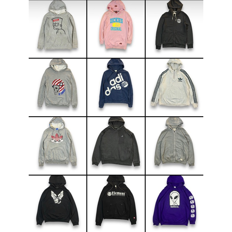 hoodie full brand bekas