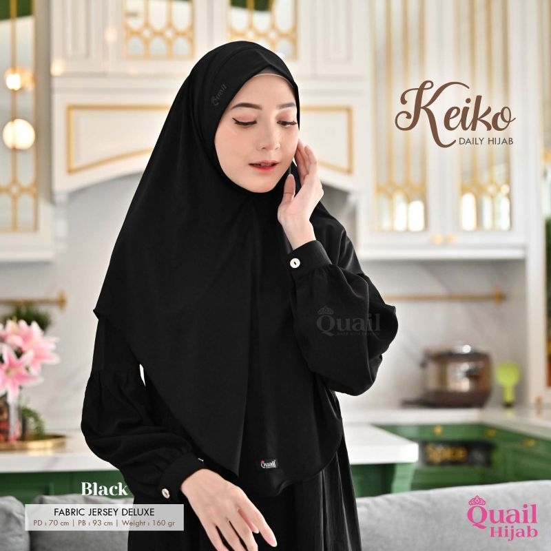 Hijab Umroh Hijab Haji Malay Dagu KEIKO by Quail