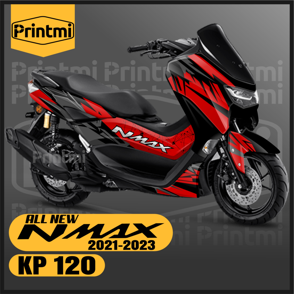 Printmi Stiker Decal Motor Nmax 155 New 2021 2022 2023 2024 Full Body Abs Connected Yamaha Variasi M
