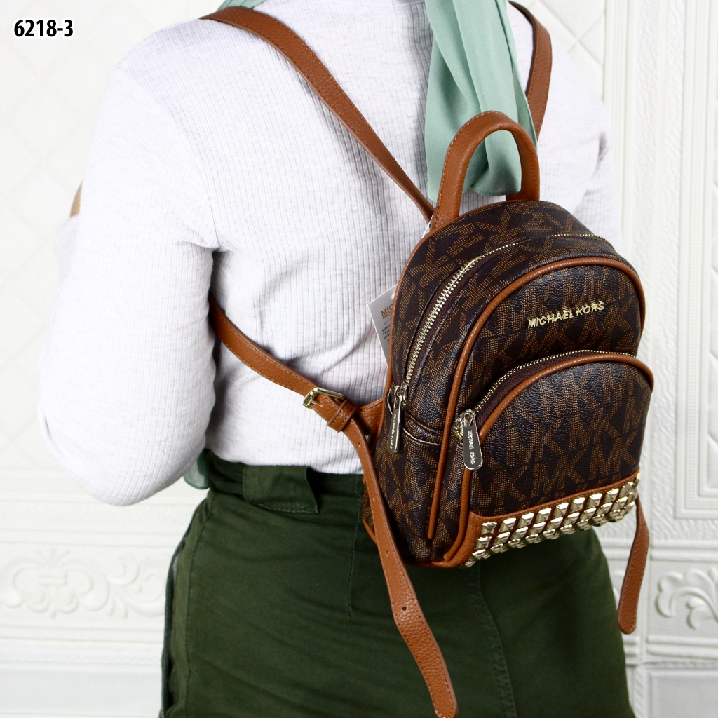 RANSEL SIGNATURE STUDDED BACKPACK 6218-3 (FREE PAPERBAG) 6218