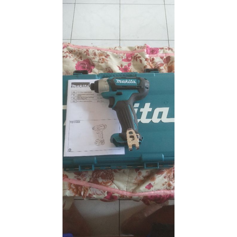 bor impact driver makita TD110D unit only (baru)