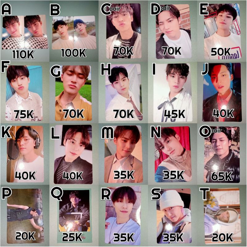 OFFICIAL PHOTOCARD SEVENTEEN MINGYU THE8 DINO CIMUMU WINK ITS ATTACCA HAENGGARAE HANA DUL SET NET ME