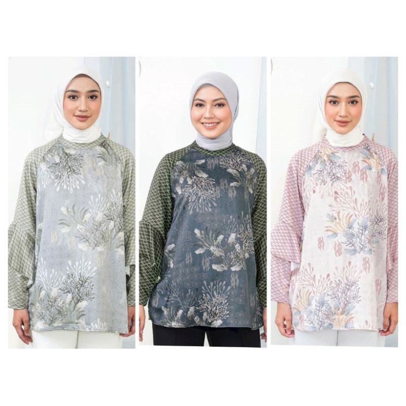 MERMAID DEEP SEA BLOUSE GEULIS ID DUSTYPINK