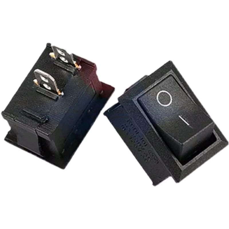 SAKLAR ROCKER SWITCH ON/OFF 2PIN HITAM